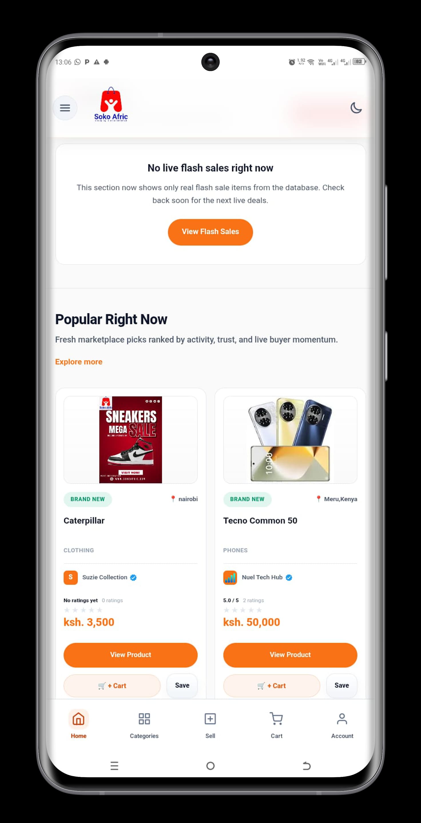 sokoafric mobile app